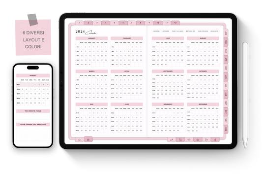 PLANNER DIGITALE ALL-IN-ONE 2024-2025-2026